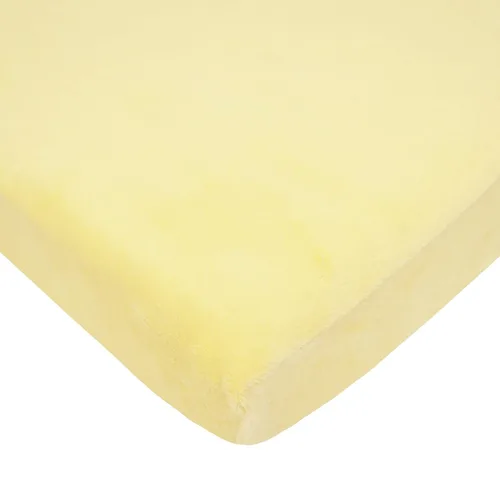 Vista 7 de American Baby Company Heavenly Soft - Sábana bajera ajustable de felpilla para cuna de 24 x 38 pulgadas, cálida y acogedora, color azul, para niños