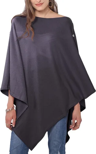 Vista 49 de MissShorthair Versatile Women's Shawl Wrap – Soft Knitted Poncho Cape Scarf for Fall Winter