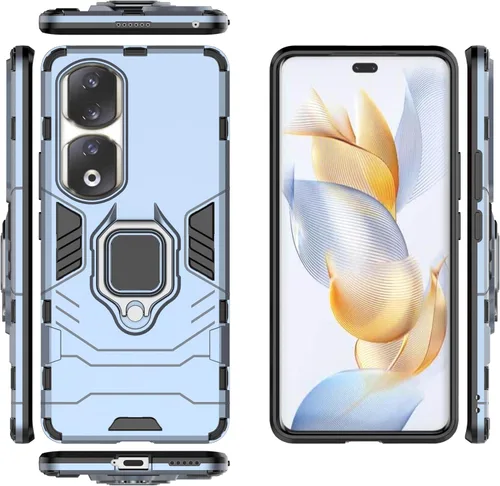 Vista 23 de Funda para Xiaomi Redmi Note 12S 4G Caso,Soporte de montaje magnético para coche Funda Shell para Xiaomi Redmi Note 12S 4G Caso Azul