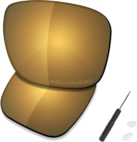 Vista 8 de SAUCER Premium Replacement Lenses & H20 Screwdriver & Nose Pieces for Oakley Holbrook Metal OO4123 UV400 Protection