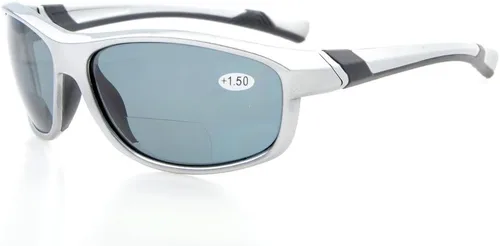 Vista 18 de Eyekepper Gafas de sol deportivas bifocales polarizadas para mujer
