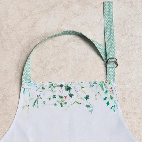 Vista 839 de Maison d' Hermine Delantales para mujer con bolsillo, 100% algodón (27.50 x 31.50 pulgadas)