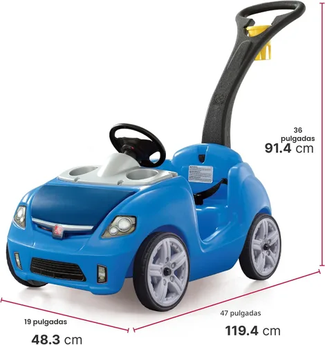 Vista 8 de Step2 – Whisper Ride II, Color Azul