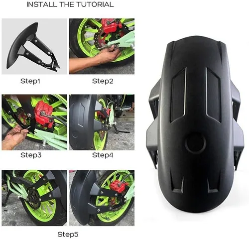 Vista 7 de F motocicleta trasero guardabarros guardabarros para Yamaha XVS 1100 para DOMINAR 400 Y