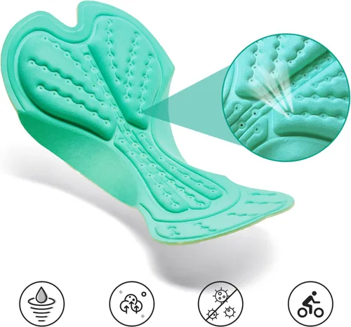 Vista 11 de Santic Mallas de ciclismo para hombre, pantalones acolchados, leggings de ciclo, pantalones de bicicleta reflectantes, para invierno, cálido, a