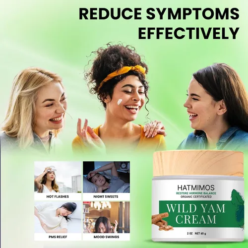 Vista 7 de Crema de ñame salvaje, 2 onzas, crema orgánica de raíz de ñame silvestre, equilibrio hormonal, apoyo a la perimenopausia y alivio de la menopausia