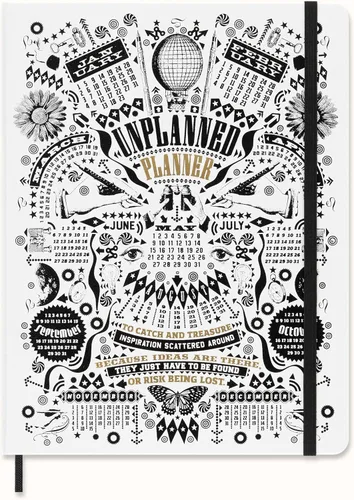 Vista 2 de Moleskine Cuaderno de edición limitada Petrantoni, extragrande, a rayas, tapa dura (7.5 x 10)