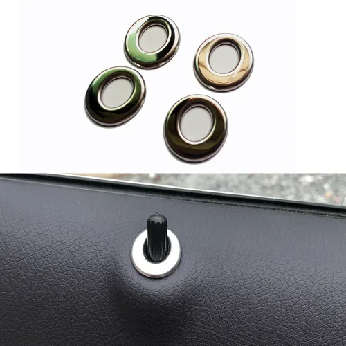 Vista 7 de Angelguoguo 4 unids/set metal tornillo estilo coche modificado puerta perno bloqueo Pin interruptor para Mercedes Benz A B GLA CLA ML E GL clase Azul