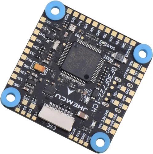 Vista 5 de GoolRC GF30F722-ICM F722 F7 HD Baro OSD 5V 10V Dual BEC controlador de vuelo 3-8S 30.5X30.0.197 in para control remoto FPV Freestyle Drone Parts