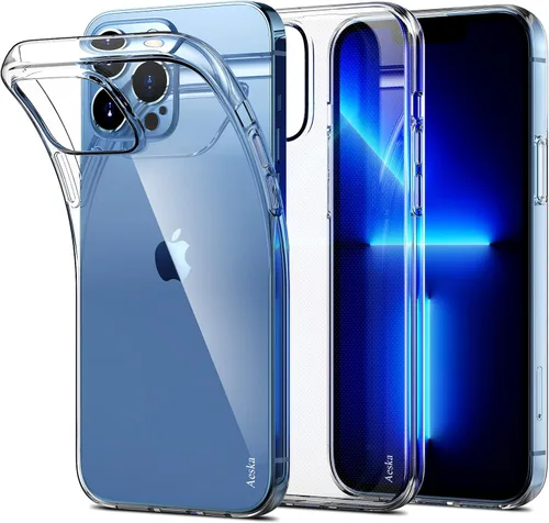 Vista 17 de Funda transparente para iPhone 12 Pro Max, ultrafina, flexible, resistente a los arañazos, gel de TPU de goma suave de silicona protectora