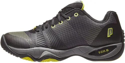 Vista 2 de Prince T22.5 Tenis para hombre (negro/amarillo) (Numeric_12)