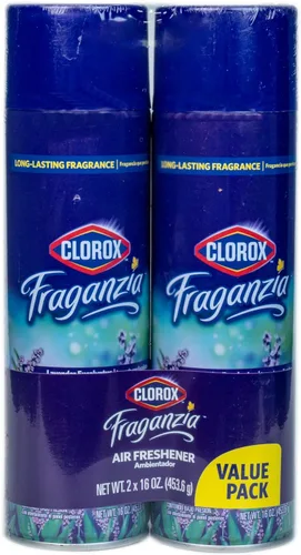 Vista 7 de Clorox Fraganzia - Ambientador en aerosol en aerosol con aroma a ráfaga de cereza, eliminador de olores de larga duración y ambientador