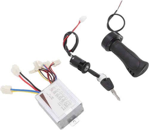 Vista 9 de deportes scooter motores 36 V 500 W cepillo motor controlador de velocidad con acelerador agarre cerradura de puerta eléctrica para scooter