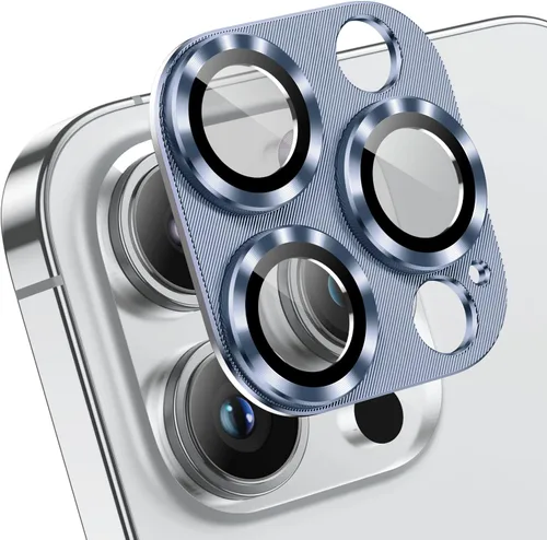 Vista 14 de Korecase Paquete de 2 protectores de lente de cámara para iPhone 14 Pro Max/Pro, verde alpino Vidrio templado de metal, dureza 9H antiarañazos