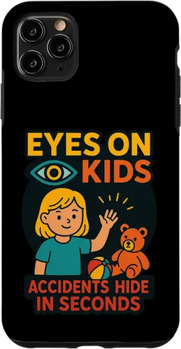 Vista 13 de Eyes on Kids Child Safety Gift for Moms, Granny, Grandad Case for iPhone 16