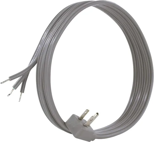 Vista 7 de Certified Appliance Accessories 15-0343 Cable de alimentación para electrodomésticos de 15 amperios, 3 pies, 3 cables, conexión a tierra, cabeza