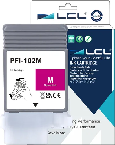 Vista 9 de LCL PFI102 Cartucho de tinta negra de repuesto para Canon PFI-102 PFI-102BK para Canon imagePROGRAF iPF500 iPF510 iPF600 iPF605 iPF610 iPF650 iPF655