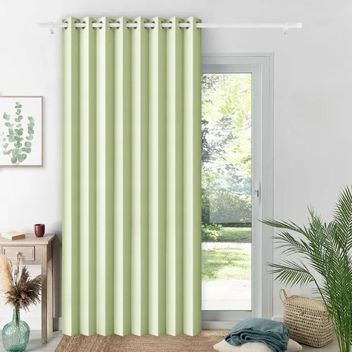 Vista 49 de Cortinas plisadas completamente opacas con cierre magnético, 72 pulgadas de largo, para interiores y exteriores, 1 panel, 45 pulgadas de ancho x 72