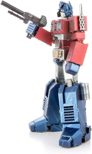 Vista 2 de Metal Earth Fascinations Transformers Optimus Prime Color 3D Kit de modelo de metal