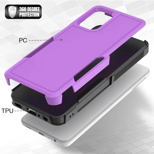Vista 232 de Jeylly Compatible con Samsung Galaxy A22 5G Funda, Funda Samsung A22 5G con 2pcs protectores de pantalla de vidrio templado