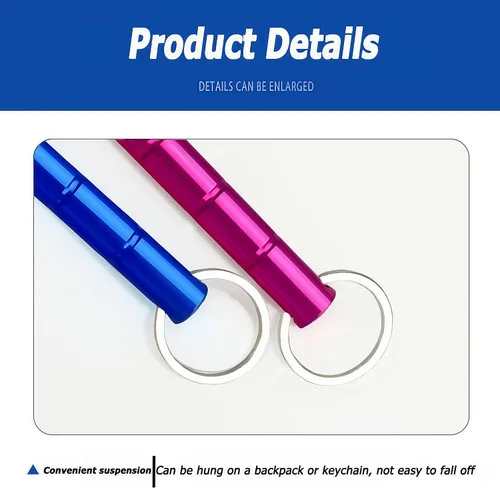 Vista 5 de Kubaton - Llavero de autodefensa, juego de llaveros de seguridad para mujeres, mujeres y niñas, llavero Kubaton de aluminio de palo corto de vidrio