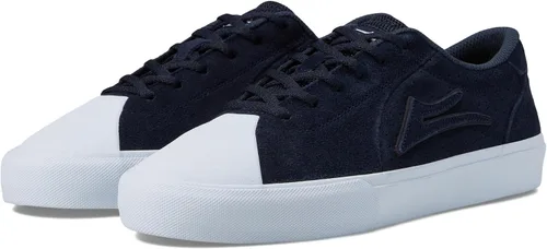 Vista 10 de Lakai Flaco II SMU Skate Shoes - Modelo Pro por Stevie Perez Negro/Cuero negro