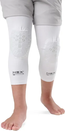 Vista 14 de Rodilleras de compresión: McDavid Hex Par de rodilleras de compresión hexagonales para baloncesto, voleibol, levantamiento de pesas y más