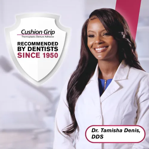 Vista 5 de Cushion Grip Adhesivo termoplástico para dentadura postiza 1 oz