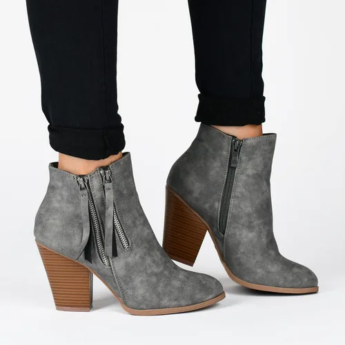 Vista 5 de Journee Collection Womens Double Booties