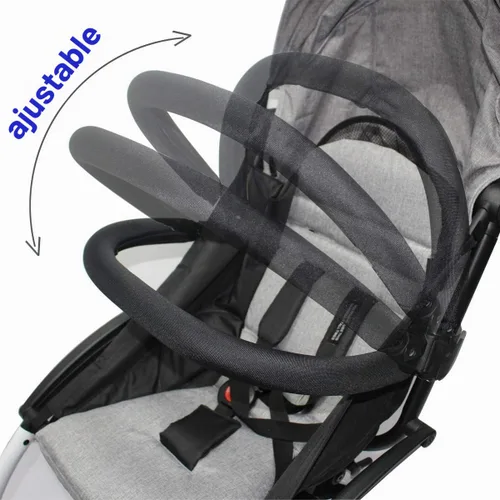 Vista 5 de Barra de parachoques compatible con YOYO+/ YOYO2/YOYO3 cochecito de bebé, tamaño Queen (piel sintética)