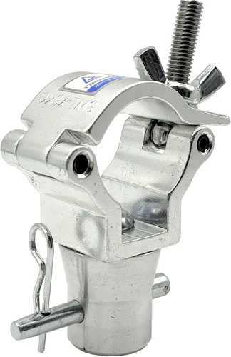 Vista 3 de Abrazadera de acoplador envolvente de 1.25"-1.37"(32-35mm) para iluminación de escenario Abrazadera de armadura de aluminio Capacidad de carga