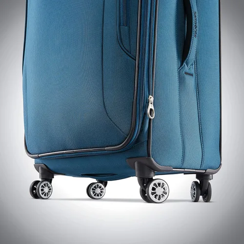 Vista 4 de Samsonite Ascella X Softside - Equipaje expansible con ruedas giratorias, verde azulado