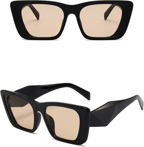Vista 3 de Gafas de sol polarizadas HD para mujer, protección UV 400 hombres, sombras vintage con marco de plástico grande