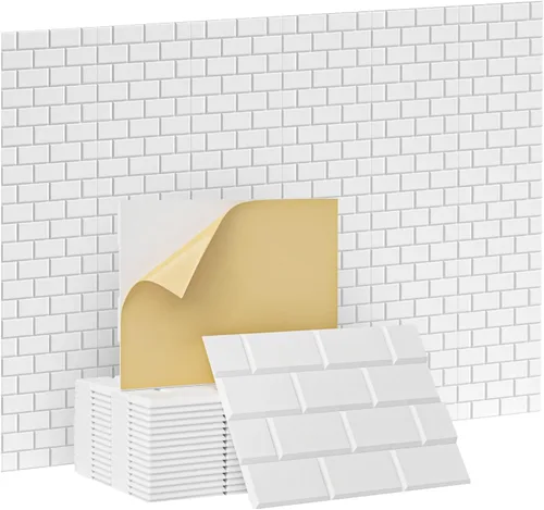 Vista 8 de Kuchoow Paneles de pared insonorizados, paneles a prueba de sonido para pared, paquete de 12 paneles acústicos autoadhesivos que absorben el sonido