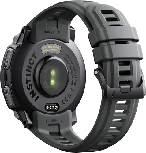 Vista 26 de NotoCity Correa de repuesto para Garmin Instinct, silicona suave, compatible con Garmin Instinct 2/Solar/Tactical(verde militar)