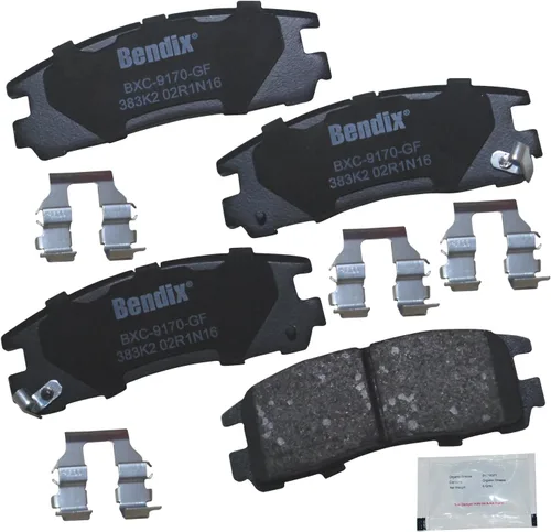 Vista 139 de Bendix Priority1 CFC154 - Juego de pastillas de freno de disco para Avanti II, Century, LeSabre, Regal, Riviera, chasis comercial, DeVille