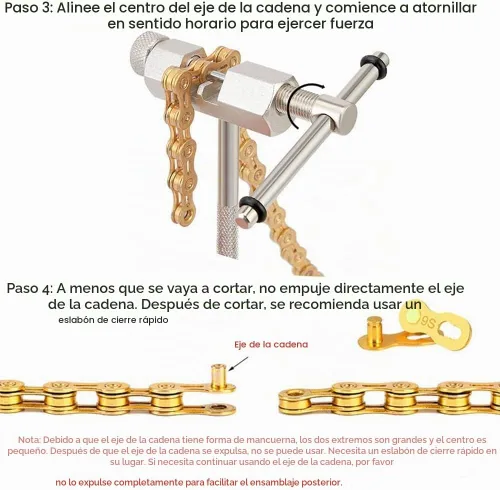 Vista 6 de Kit de herramientas de reparación de bicicleta de montaña 5 en 1, herramienta de extracción de rueda libre, llave extractor de manivela con gancho
