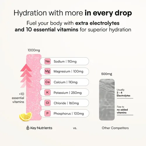 Vista 44 de KEY NUTRIENTS Electrolitos en polvo sin azúcar, limonada de maracuyá con 6 electrolitos y minerales, fibra prebiótica y polvos de hidratación