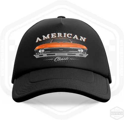Vista 6 de GTO Clothing 1969 Nova American Muscle Car Trucker Cap