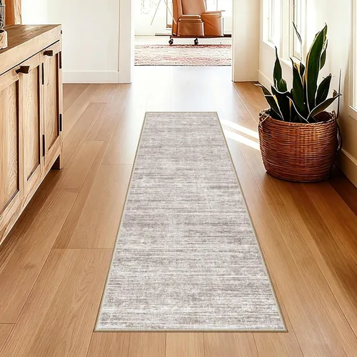 Vista 66 de Alfombra de pasillo lavables de 2 x 5, moderna alfombra abstracta para corredor, alfombra de pasillo de cocina ultrafina con respaldo