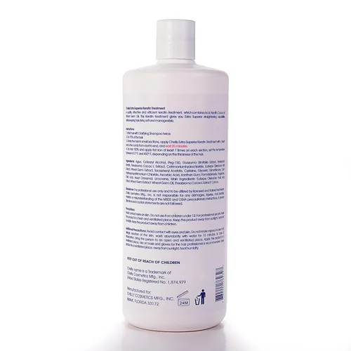 Vista 2 de Chelly Keratina brasileña extra superior infundida con bayas de acaí, cacao y champú clarificante COMBO