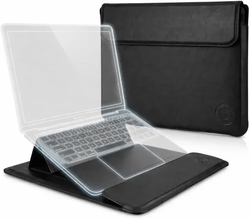 Vista 11 de Funda magnética de piel sintética impermeable 3 en 1 para MacBook Air Pro Tablet HP Microsoft Envy Huawei Lenovo Surface Portable Protector Bag