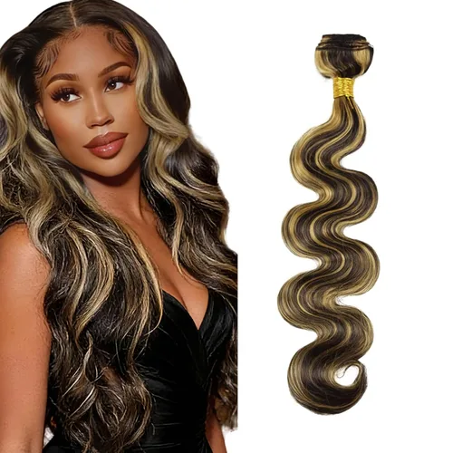 Vista 65 de P1B/99J - Paquetes de cabello humano ondulado de 12 pulgadas P1B/99J Negro Mezclado Con Borgoña BD