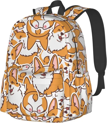 Vista 11 de Mochila de seta de 16 pulgadas Mochila de viaje ligera para portátil, vaca highland, Classic