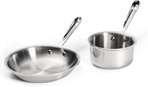 Vista 16 de All-Clad D3® Sartén de acero inoxidable de 10 pulgadas, fabricada en los Estados Unidos