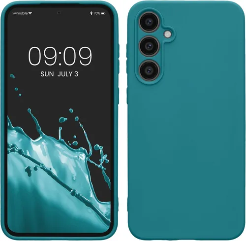Vista 212 de kwmobile Funda compatible con Samsung Galaxy S23 - Funda protectora de silicona TPU suave y delgada - Piedra antigua