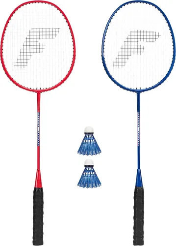 Vista 11 de Franklin Sports Badminton Racket + Birdie Set - Replacement Badminton Equipment for Kids + Adults - 2 Player - 4 Player Badminton Racket Sets Rojo