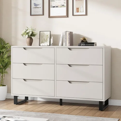 Vista 20 de Garvee 5 cómodas para dormitorio, cajón vertical de 50.5 pulgadas con almacenamiento