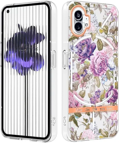 Vista 33 de Funda compatible con Nothing Phone 1, compatible con Nothing Phone One A063 para teléfono móvil TPU funda FH