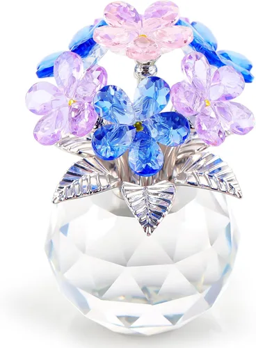 Vista 10 de Regalo de flores de cristal azul Forget Me Not Flower Gifts